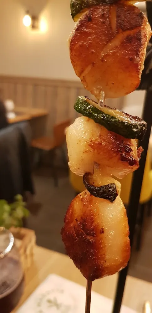Brochette de Saint Jacques