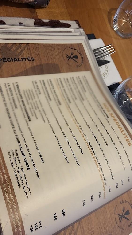 LA P'TITE MAROTTE - Menu Image 3